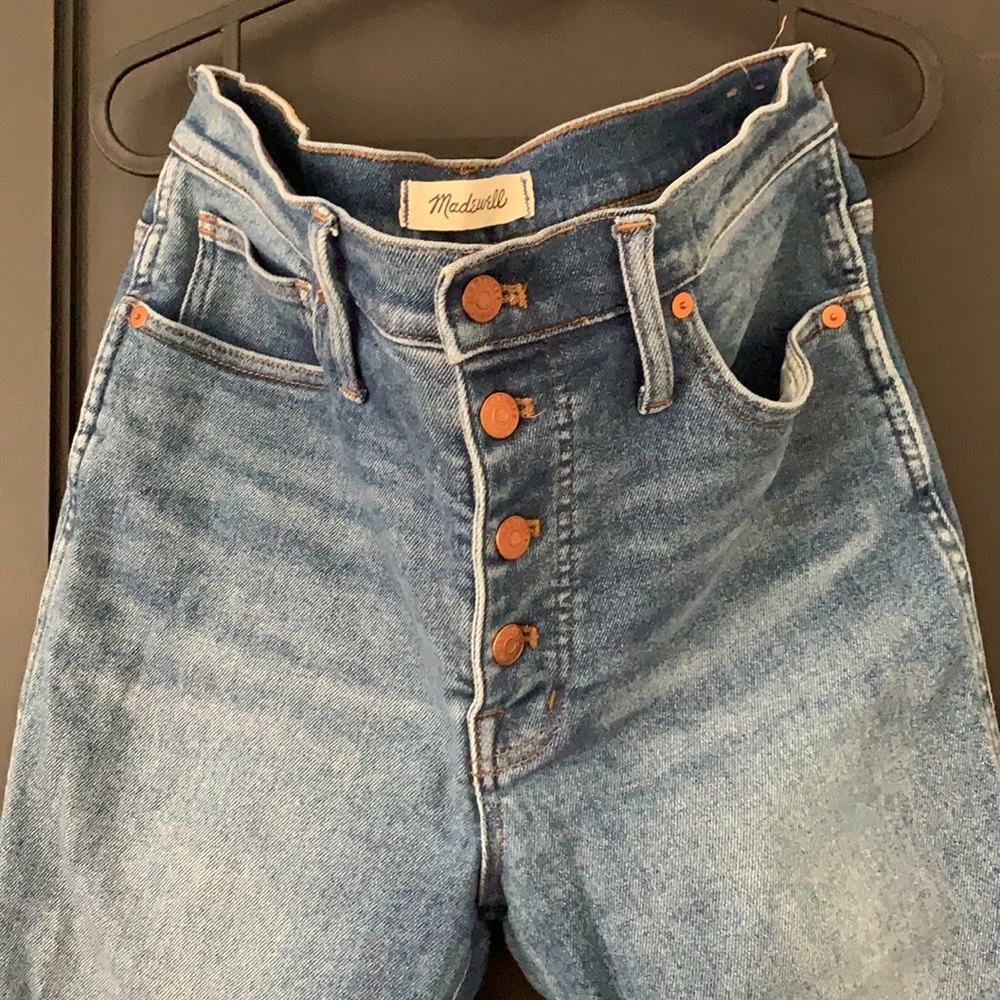 10' high rise skinny madewell jeans - Picture 2 of 6